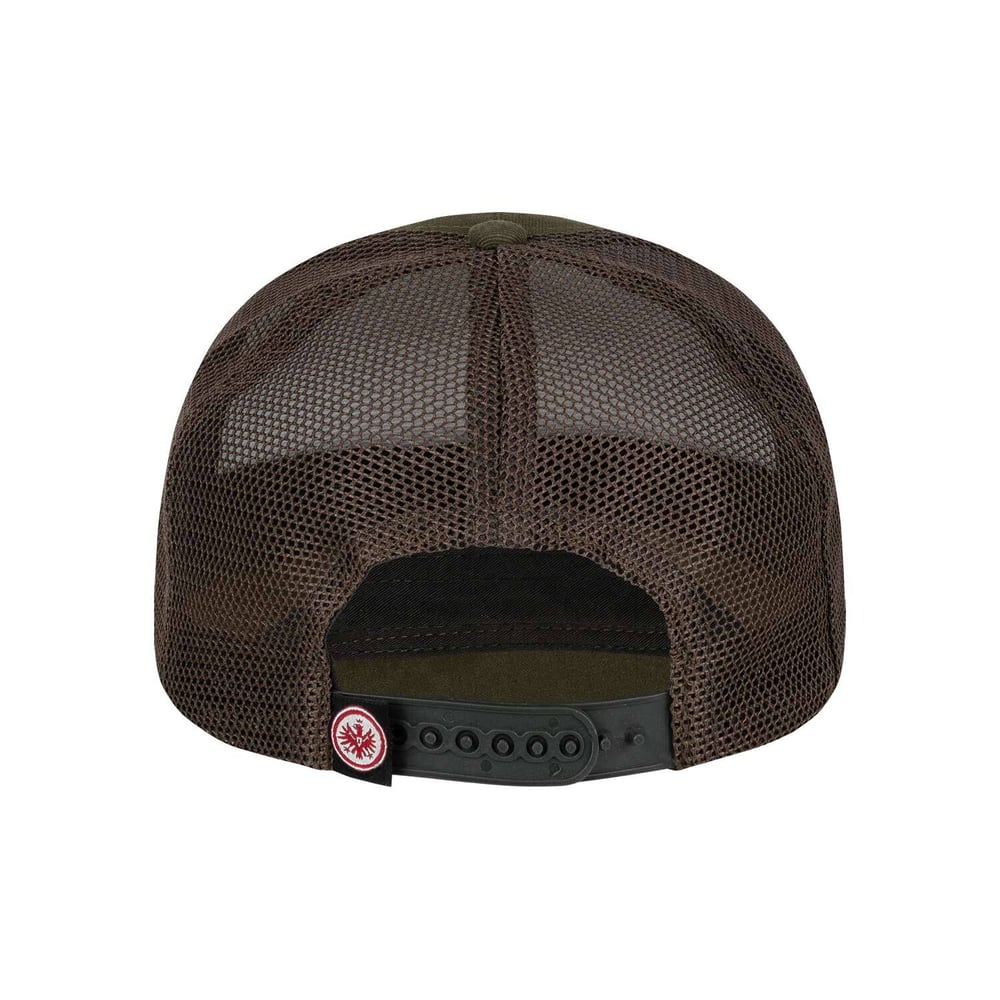 Eintracht Frankfurt Olive Trucker Kappe
