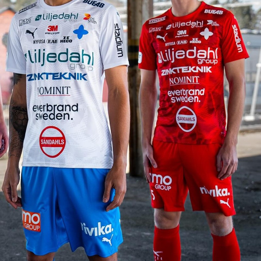 Kinder IFK Värnamo 2025 Auswärtstrikot Shorts