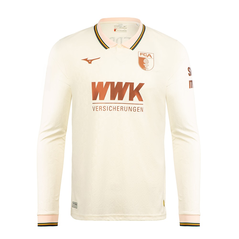Damska Koszulka FC Augsburg 2025/26 Specjalna z Długim Rękawem - Krem