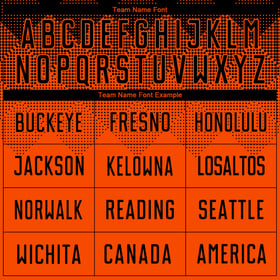 Black Gradient Custom Shape Orange Soccer Jersey Sublimation Square Uniform