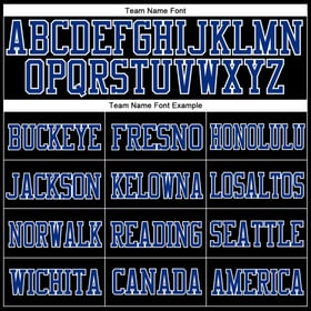 Custom Mesh Football Black Royal-White Jersey Authentic