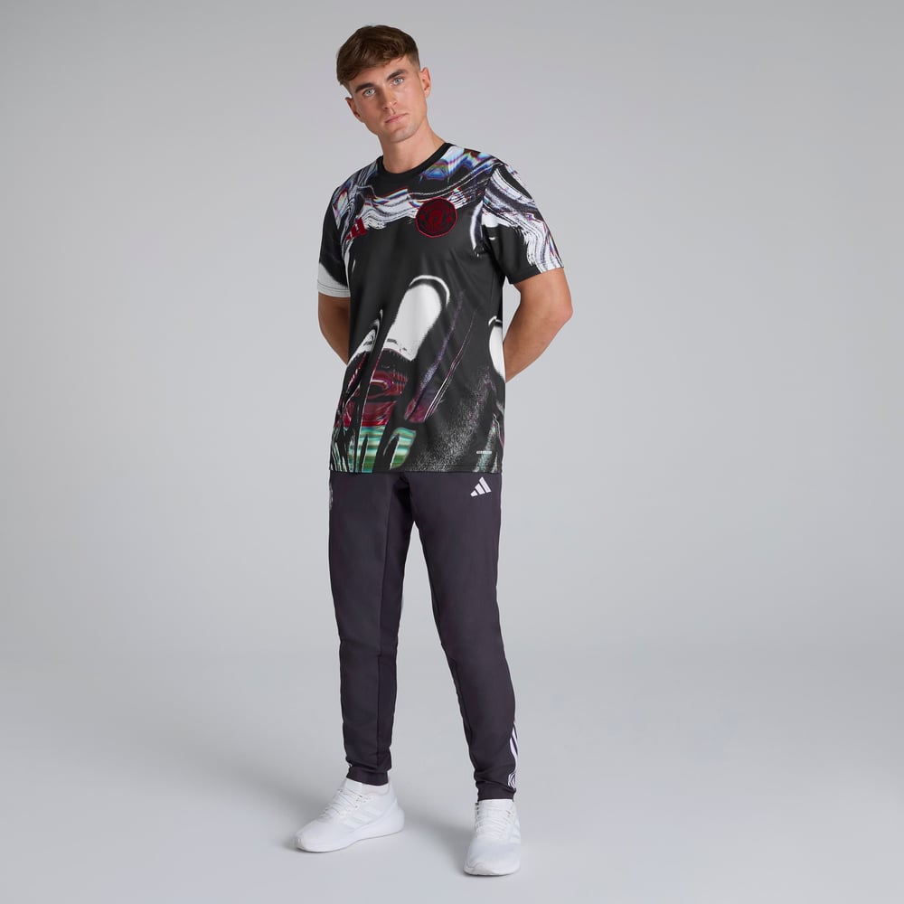 Damen Manchester United 2025/26 Drittes Pre-Match Trikot – Schwarz