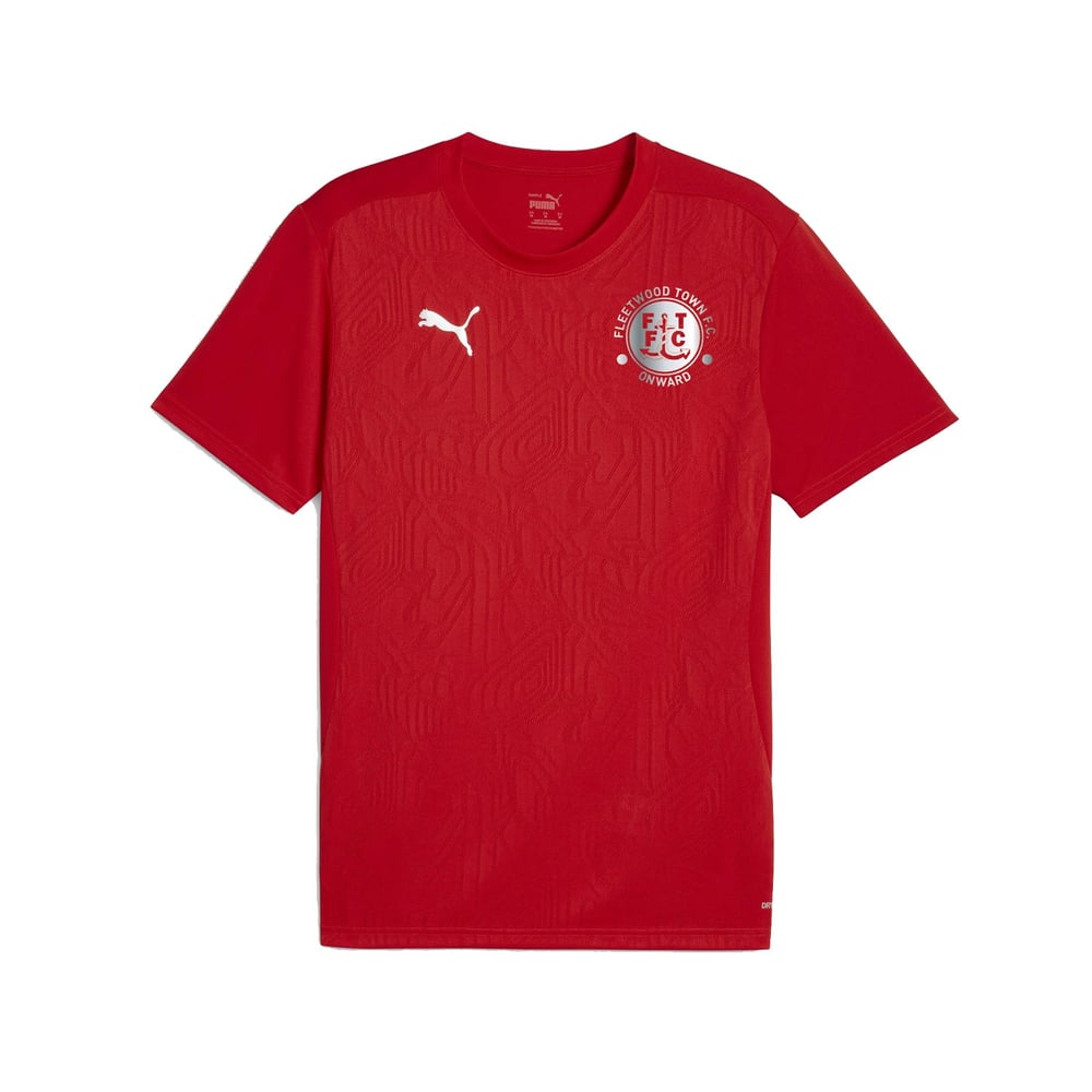 Kinder Fleetwood Town 2024/25 Drittes Authentisches Training Shirt - Rot