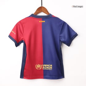 Kinder Barcelona Heimtrikot+Kurze Hosen 2024/25
