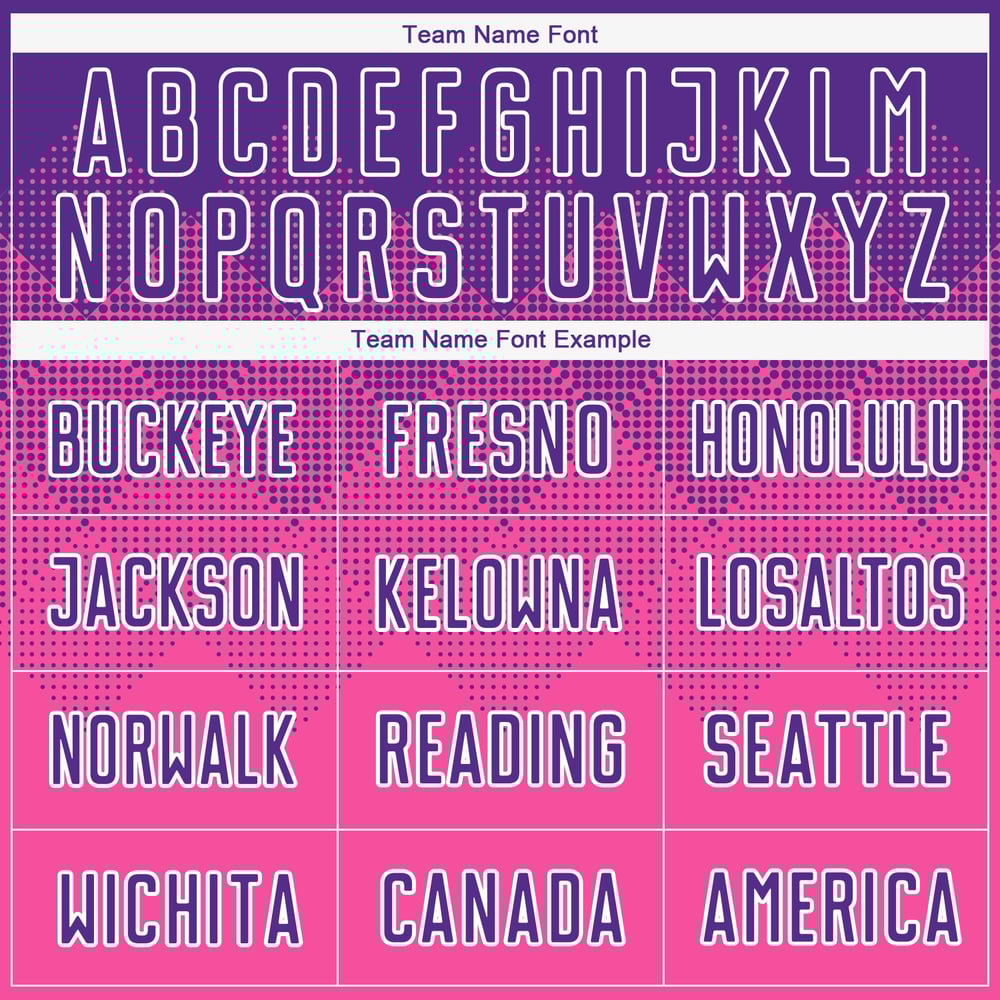 Sublimation Soccer Jersey Purple-White Custom Pink Uniform