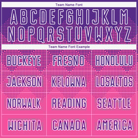 Sublimation Soccer Jersey Purple-White Custom Pink Uniform