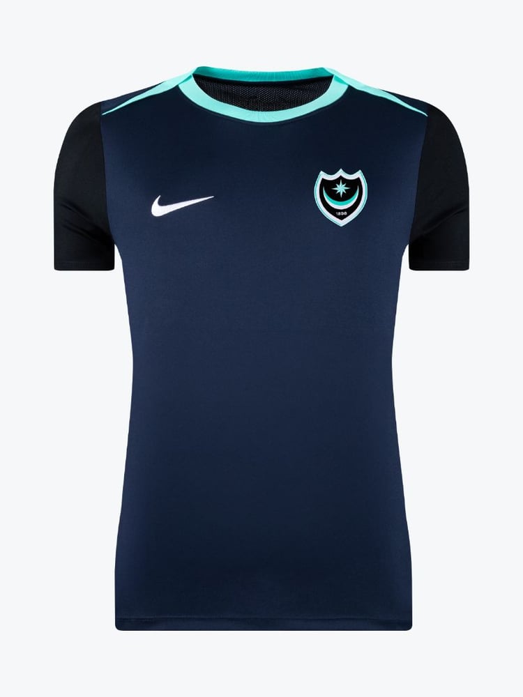 Damen Portsmouth 2024/25 Dritt Authentisches Acadpro Trainingsshirt - Blau