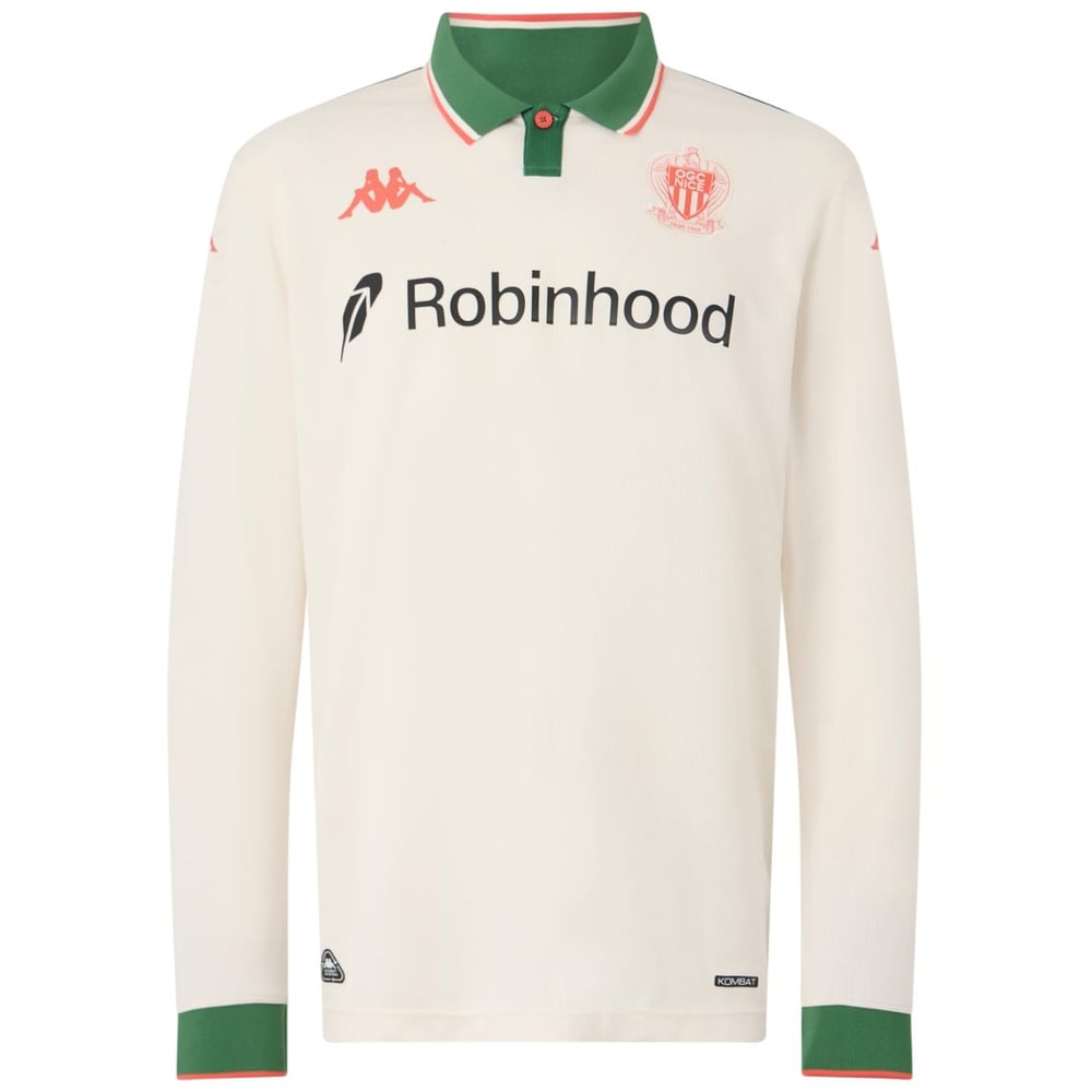 Kinder OGC Nizza 2025/26 Auswärtstrikot Langarm