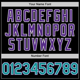 Custom Baseball Sleeveless Authentic Jersey Teal-Purple Black