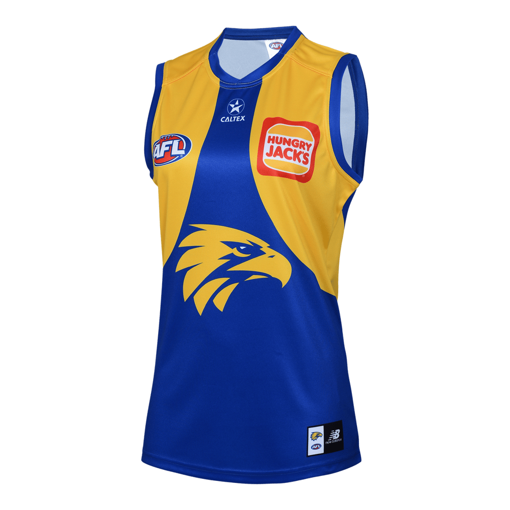 Women's West Coast Eagles 2025 Home Guernsey