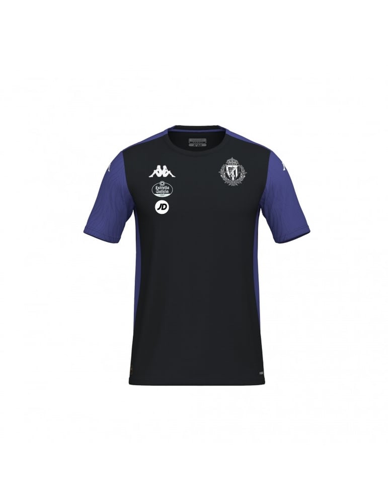 Kinder Real Valladolid 2024/25 Drittes Authentisches Trainingsshirt - Schwarz