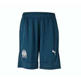 Kinder OM 2024/25 Dritte Authentische Trainingsshorts - Ozeanblau
