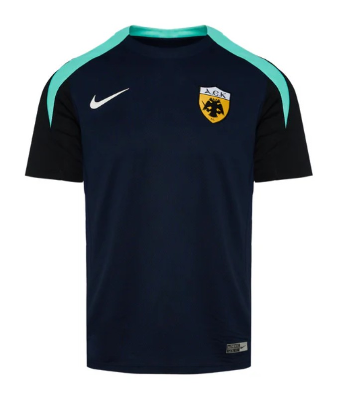 Kid's AEK Athens 2024/25 Third Authentic Training Shirt - Navy