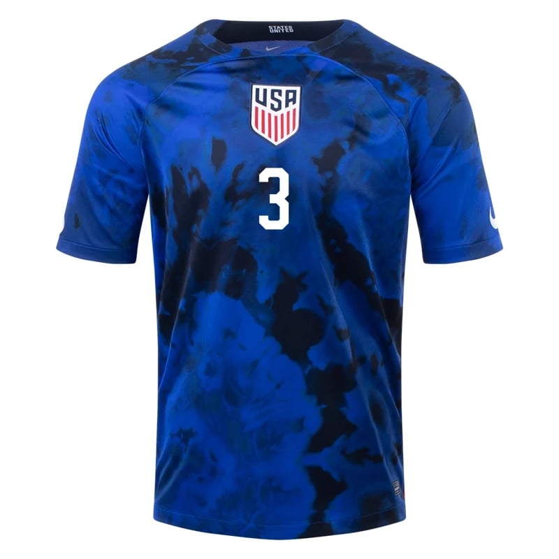 Walker Zimmerman #3 USMNT Auswärtstrikot Weltmeisterschaft 2022