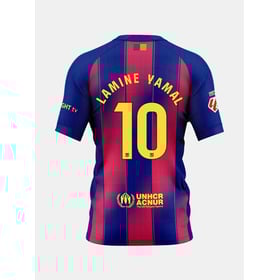 Women's FC Barcelon x Ed Sheeran 2025/26 Home Shirt - LAMINE YAMAL #10
