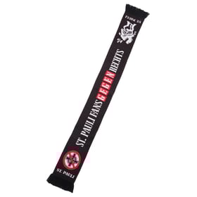 FC St. Pauli Gegen Rechts Scarf - Black