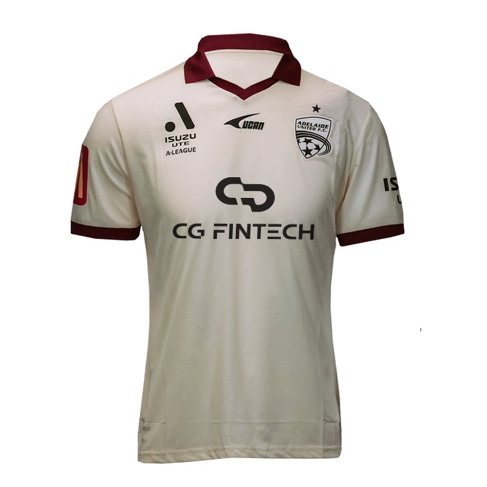 Kinder Adelaide United 2024/25 Auswärtstrikot