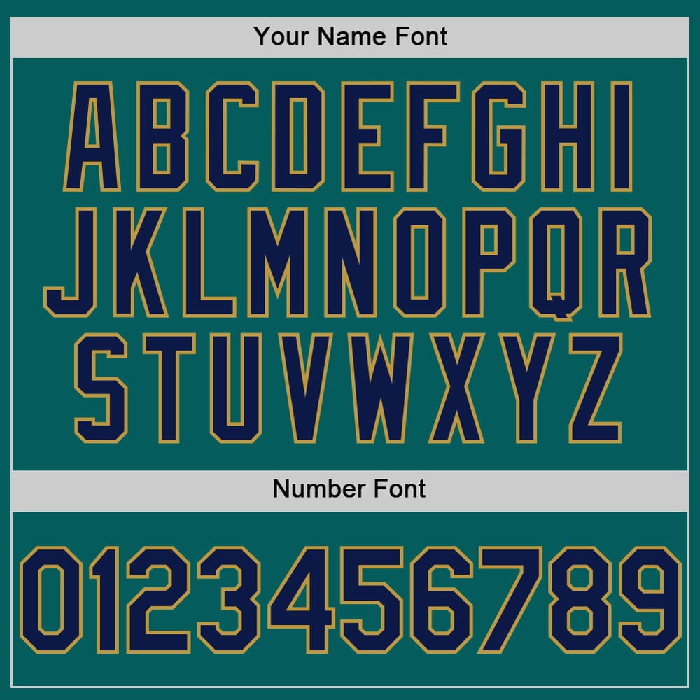 Sleeveless Navy-Old Custom Gold Authentic Teal Jersey Baseball