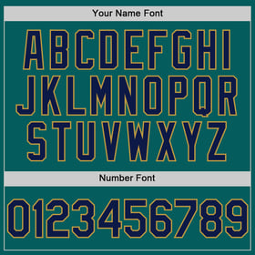 Sleeveless Navy-Old Custom Gold Authentic Teal Jersey Baseball