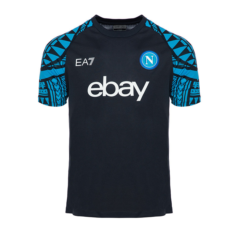 Herren Neapel 2023/24 Dritte Authentische Trainingsshirt - Marineblau