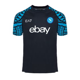 Herren Neapel 2023/24 Dritte Authentische Trainingsshirt - Marineblau