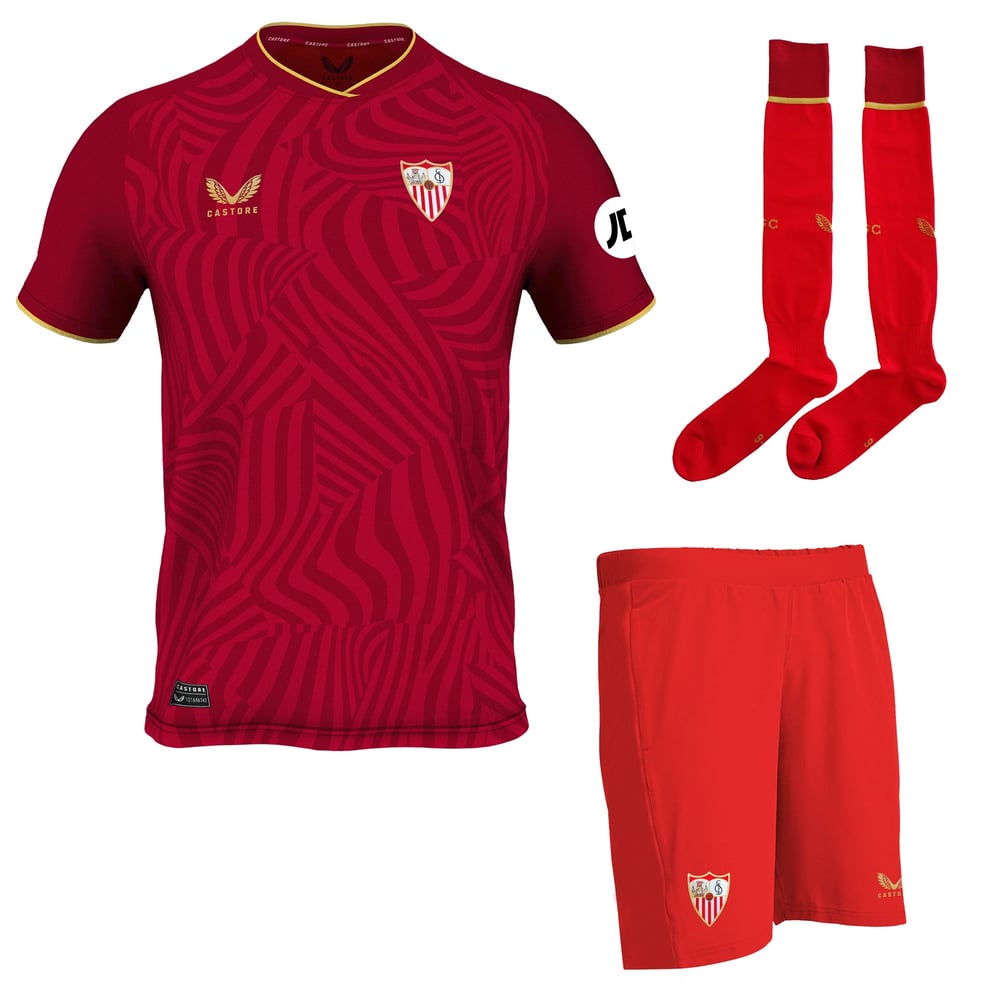 Kinder Sevilla FC 2023/24 Auswärts Kit