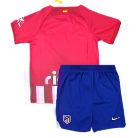 Kid's Atletico Madrid Home Jersey+Shorts 23/24