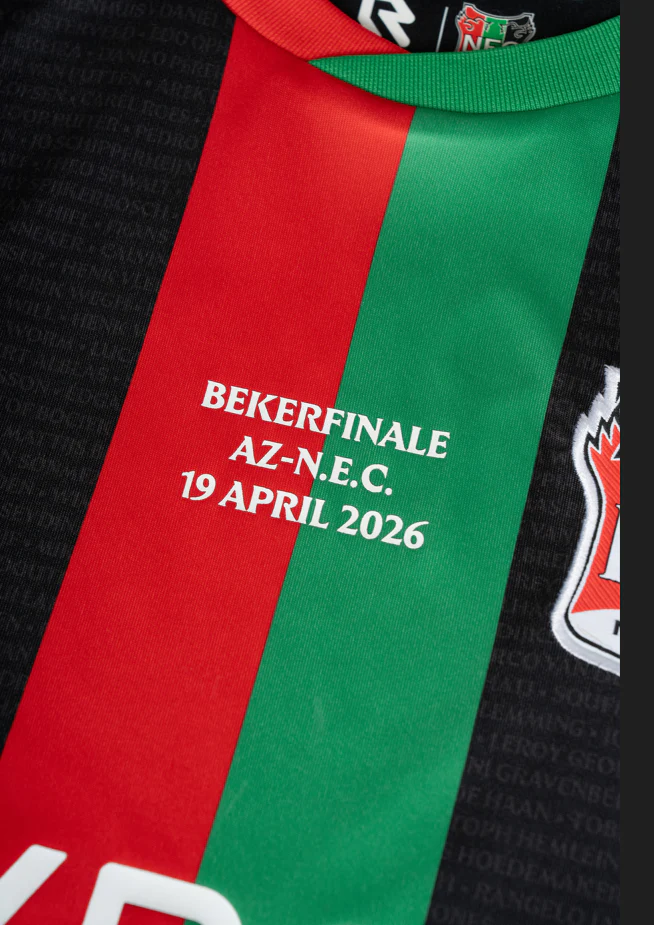 Maillot Finale de Coupe N.E.C. Nijmegen 2025/26 Homme