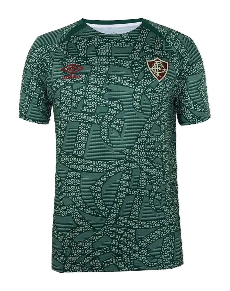 Herren Fluminense 2024 Dritt Prematch Trikot