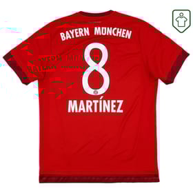 Camiseta retro Bayern Múnich 2015/26 local para hombre Martínez #8