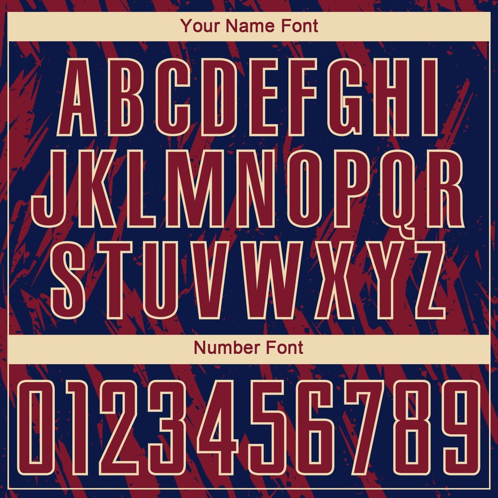 Cream Uniform Jersey Custom Navy-City Crimson Sublimation Soccer