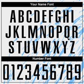 Blue Soccer Jersey Sublimation Custom White Black-Light Uniform