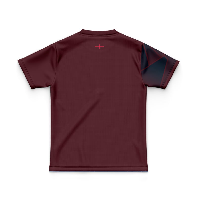 Kid's England Rugby 2024/25 Third Warm Up Shirt - Brown