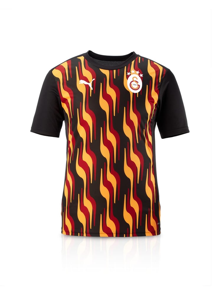 Herren Galatasaray 2024/25 Dritt Authentic A-Team Trainingstrikot - Schwarz