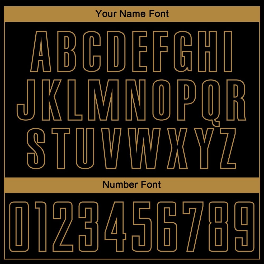 Sublimation Custom Old Uniform Jersey Soccer Black Gold