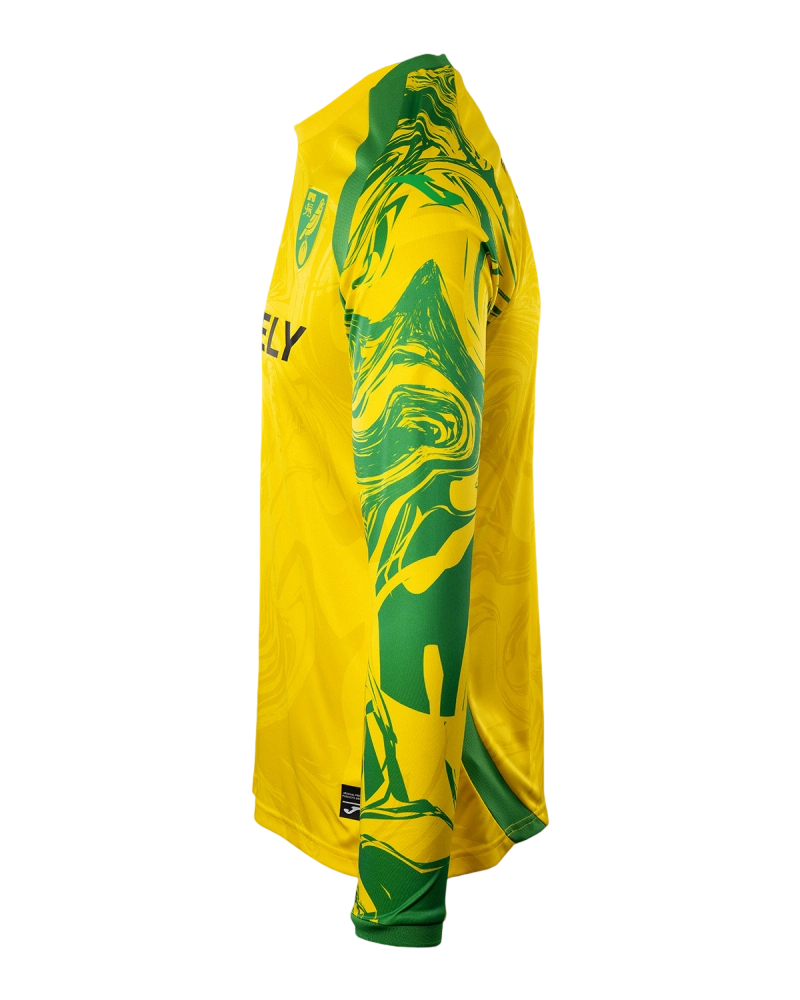 Maglia Home a Maniche Lunghe Norwich City 2026/27 Bambino