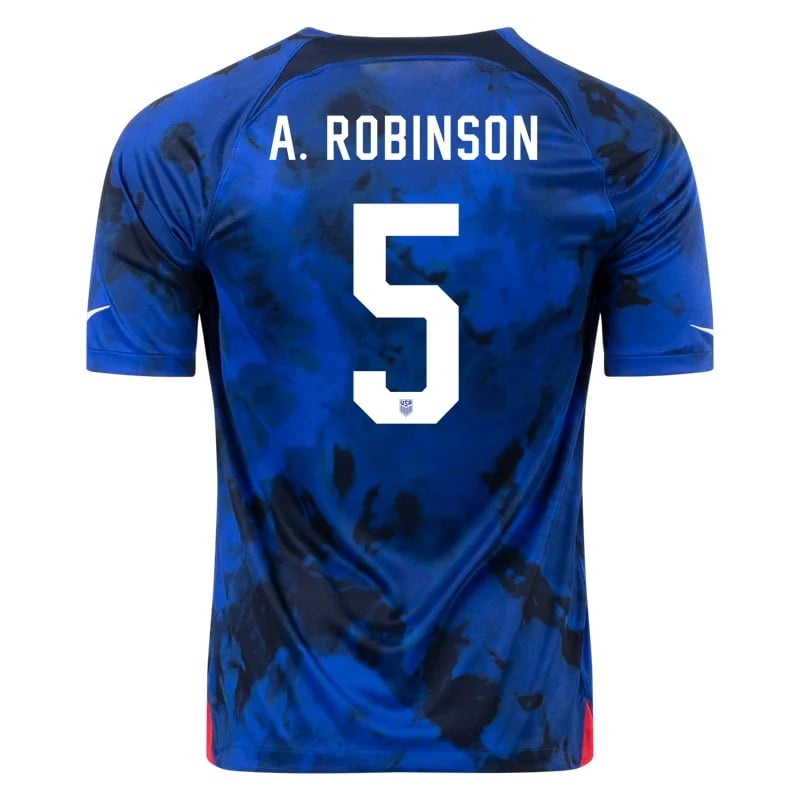 Antonee Robinson #5 USMNT Auswärtstrikot Weltmeisterschaft 2022