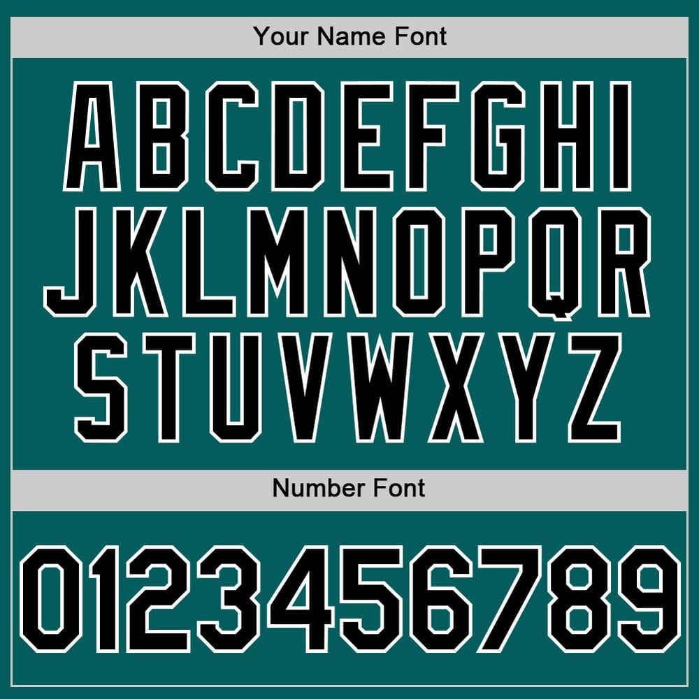 Baseball Jersey Sleeveless Teal Authentic Custom Black-White