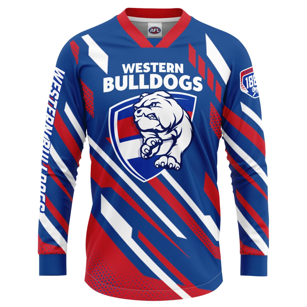 Men's Western Bulldogs 2025 Third Long Sleeve Blitz Shirt