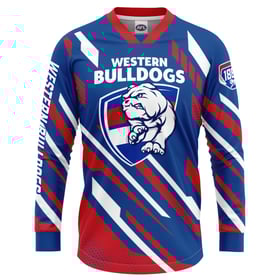Men's Western Bulldogs 2025 Third Long Sleeve Blitz Shirt
