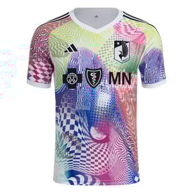 Enfants Minnesota United FC 2025 Troisième Maillot Pré-Match - Blanc