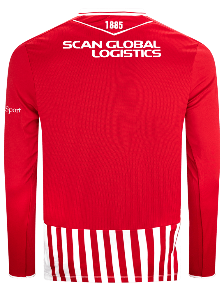 Kid's AaB Fodbold 2025/26 Home Long Sleeve Shirt