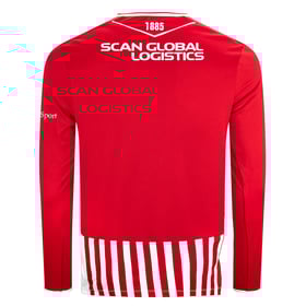 Kid's AaB Fodbold 2025/26 Home Long Sleeve Shirt