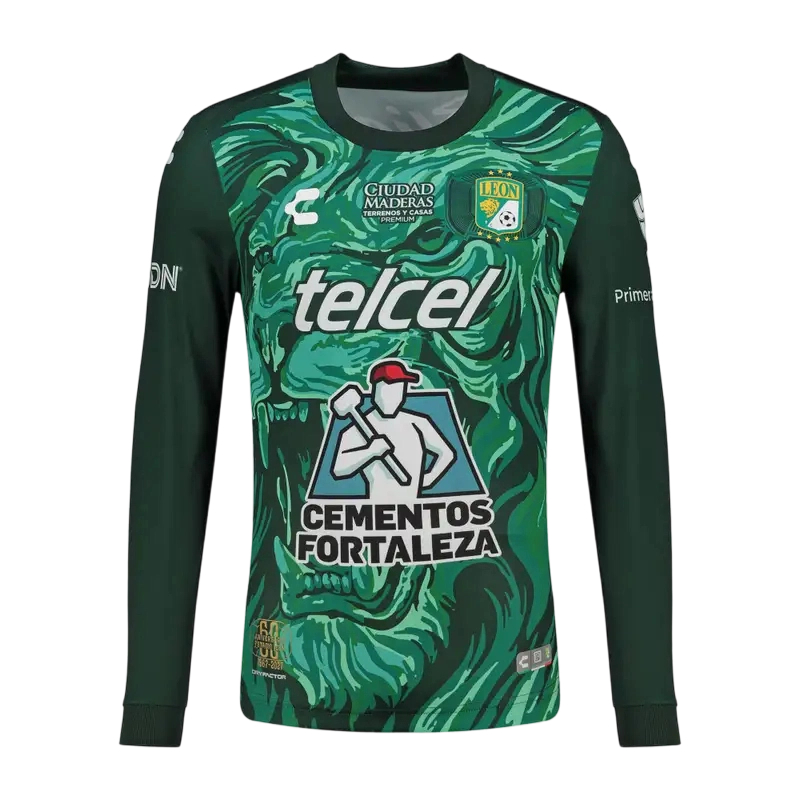 Kid's Club León 2026/27 Home Long Sleeve Shirt
