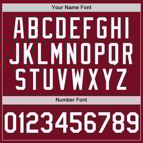 Crimson White Sleeveless Jersey Authentic Baseball Custom