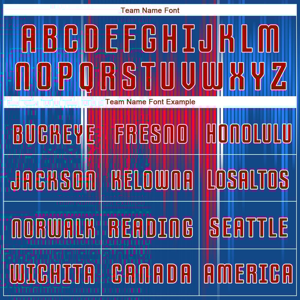 Red-White Soccer Royal Custom Uniform Sublimation Jersey