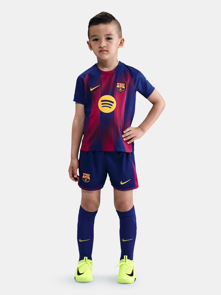 Kinder FC Barcelona 2025/26 Heim-Kit