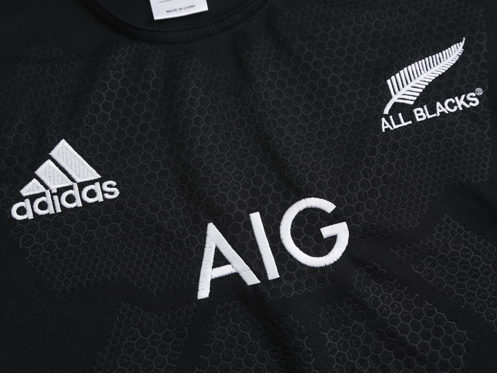Kid's New Zealand All Blacks Rugby 2019 Home Shirt