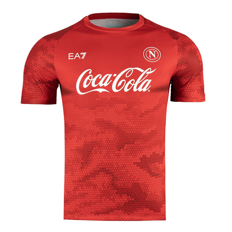 Men's Napoli 2024/25 Third Authentic Training Shirt - Red