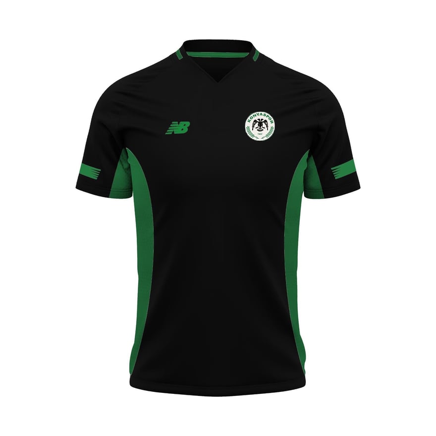 Kinder Konyaspor 2024/25 Drittes Authentisches Trainings-Trikot - Schwarz